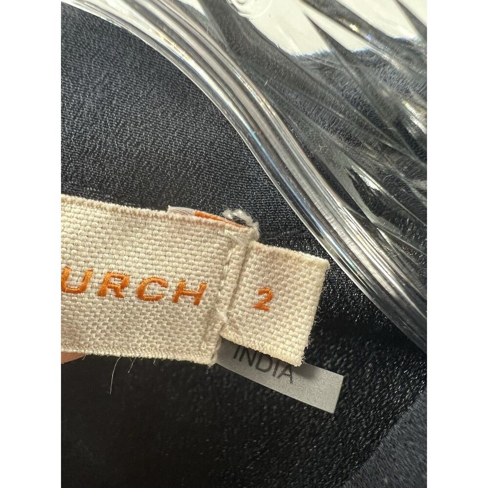 Tory Burch Women’s Sleeveless Button Up Hidden Button Placket Top Navy Blue 2 - Picture 5 of 11